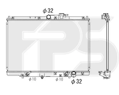 Радіатор охолодження FPS FP 30 A957