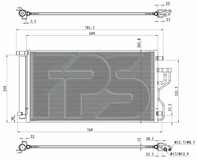 Конденсатор кондиціонера FPS FP 32 K45