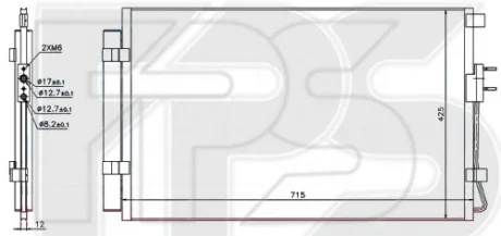 Конденсатор кондиціонера FPS FP 32 K809
