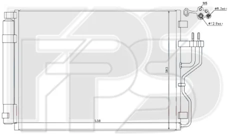 Конденсатор кондиціонера FPS FP 32 K825