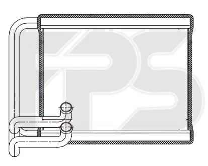 Радіатор пічки FPS FP 32 N176