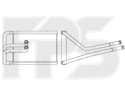 Радіатор пічки FPS FP 32 N194