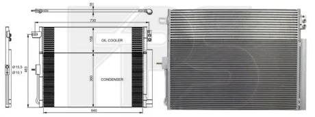 Конденсатор кондиціонера FPS FP 38 K312