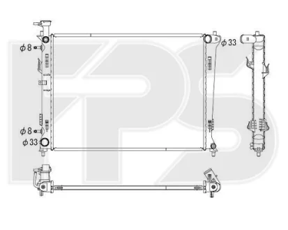 Радіатор охолодження FPS FP 40 A178