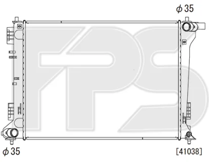 Радіатор охолодження FPS FP 40 A629