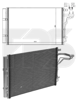 Конденсатор кондиціонера FPS FP 40 K484