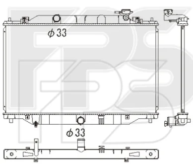 Радіатор охолодження FPS FP 44 A130