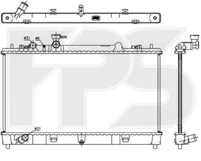 Радіатор охолодження FPS FP 44 A283