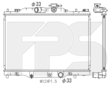 Радіатор охолодження FPS FP 44 A831