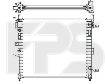 Радіатор охолодження FPS FP 46 A242