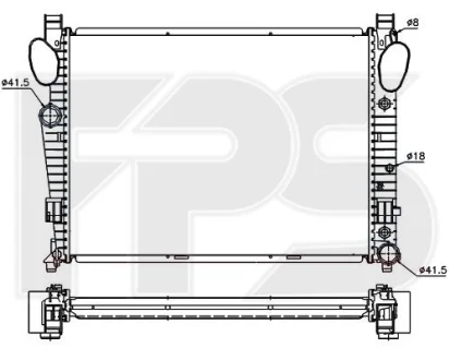 Радіатор охолодження FPS FP 46 A999