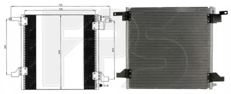 Конденсатор кондиціонера FPS FP 46 K112