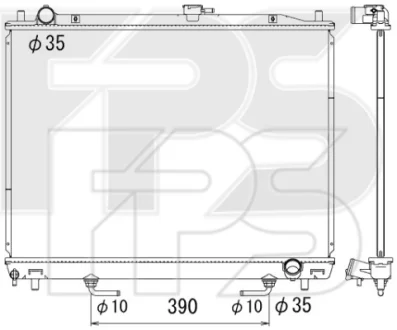 Радіатор охолодження FPS FP 48 A136