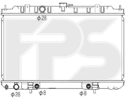 Радіатор охолодження FPS FP 50 A1333
