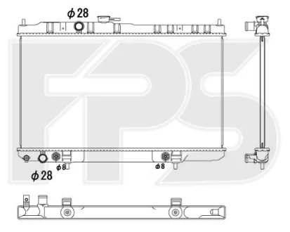 Радіатор охолодження FPS FP 50 A337