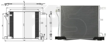 Конденсатор кондиціонера FPS FP 50 K785