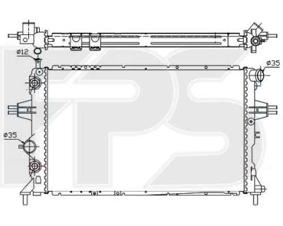 Радіатор охолодження FPS FP 52 A282