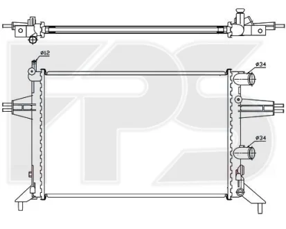 Радіатор охолодження FPS FP 52 A301