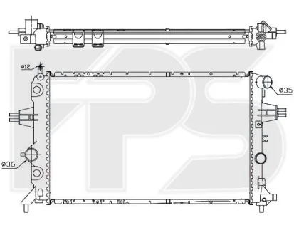 Радіатор охолодження FPS FP 52 A316