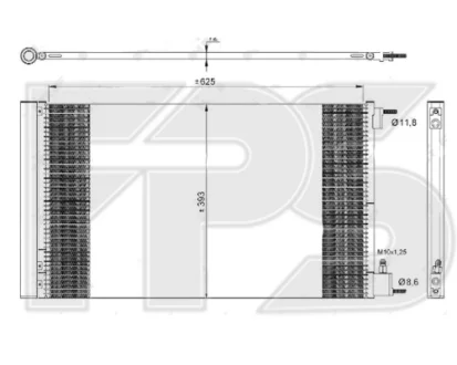 Конденсатор кондиціонера FPS FP 52 K334