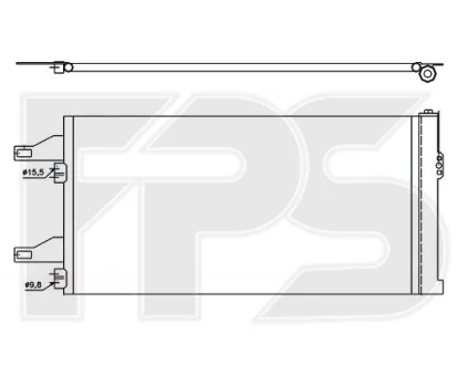 Конденсатор кондиціонера FPS FP 54 K430