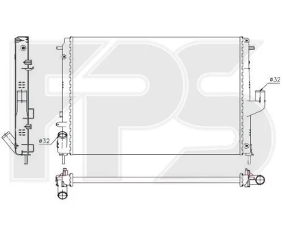 Радіатор охолодження FPS FP 56 A145