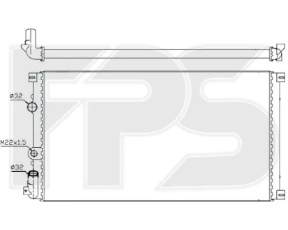 Радіатор охолодження FPS FP 56 A930