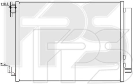 Конденсатор кондиціонера FPS FP 56 K04
