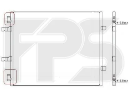 Конденсатор кондиціонера FPS FP 56 K167