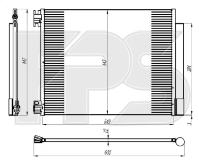 Конденсатор кондиціонера FPS FP 56 K423