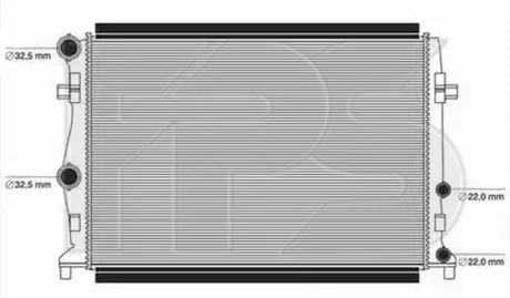 Радіатор охолодження FPS FP 62 A844