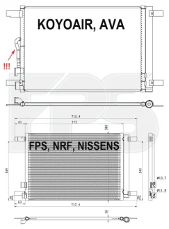 Конденсатор кондиціонера FPS FP 64 K49