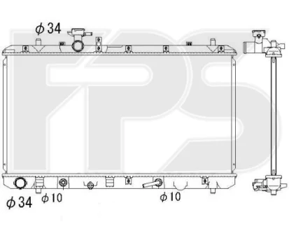 Радіатор охолодження FPS FP 68 A95