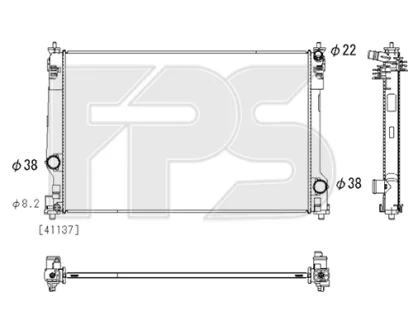 Радіатор охолодження FPS FP 70 A610