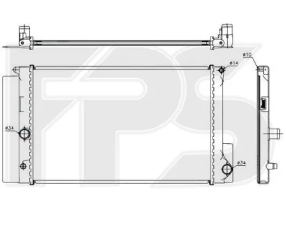 Радіатор охолодження FPS FP 70 A843