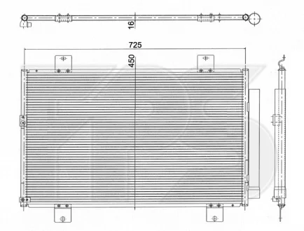 Конденсатор кондиціонера FPS FP 70 K141