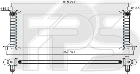 Радіатор охолодження FPS FP 85 A345