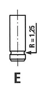 Клапан випускний PEUGEOT 6114/RCR EX ="" FRECCIA R6114/RCR