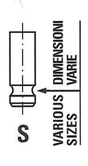 Клапан впускний NISSAN YD22DDT/YD25DDTi ="" FRECCIA R6284/SNT