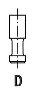 Клапан випускний MAZDA 6616/BMARCR EX ="" FRECCIA R6616/BMARCR