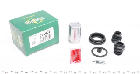 Ремкомплект супорта (заднього) Hyundai Accent/KIA Rio 05-11 (d=30.9mm) (+поршень) (Kask) FRENKIT 231901