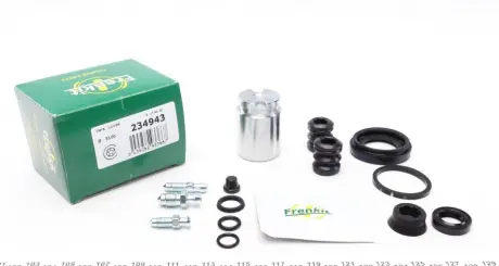 Ремкомплект супорта (заднього) Renault Megane 01- (d=34mm) (Lucas) (+1 поршеь з механізмом) FRENKIT 234943