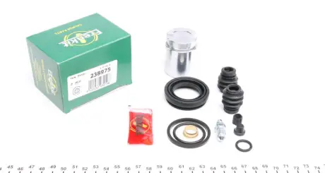 Ремкомплект супорта (заднього) Hyundai i40 11- (d=38mm) (+поршень) (Mando) FRENKIT 238975