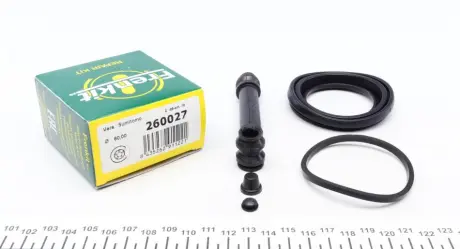 Ремкомплект гальмівного супорту KIA BESTA, K2500, K2700 MAZDA E1, E2 (VAN, WAGON, PICK-UP) FORD ECON ="" FRENKIT 260027