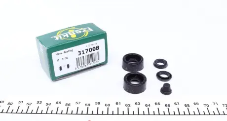 Ремкомплект гальмівного циліндру AUDI 50, 80, 90, 100, COUPE SEAT IBIZA, CORDOBA,RITMO,RONDA,TOLEDO ="" FRENKIT 317008