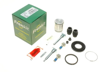 Ремкомплект супорта (заднього) Subaru Forester/Legacy 97- (d=38mm) (+поршень/направляюча) (Akebono) FRENKIT 738134