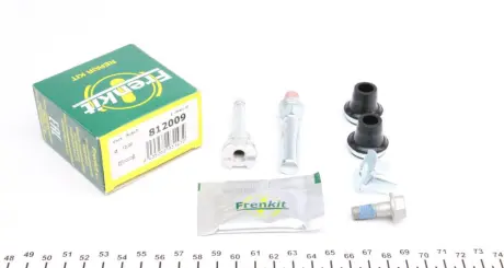 Направляюча супорта (переднього/к-кт) Peugeot 206/306 (Bosch) FRENKIT 812009