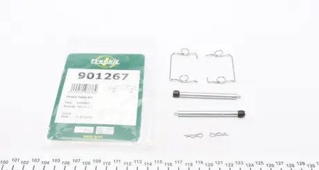 Планка супорта прижимної (к-кт) Renault Laguna 93-01 (Brembo) FRENKIT 901267