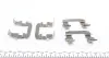 Планка супорта (переднього) прижимна (к-кт) Kia Sorento 02- (Ate) FRENKIT 901664 (фото 2)