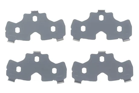 Комплект протискрипних пластин (задніх) Ford Connect/Focus 02-13/Renault Megane 02- (ATE/Teves) FRENKIT 940017